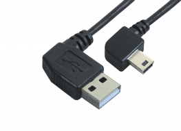 <strong>USB A(M)-4P 90 to MINI USB B(M)-5P</strong>
